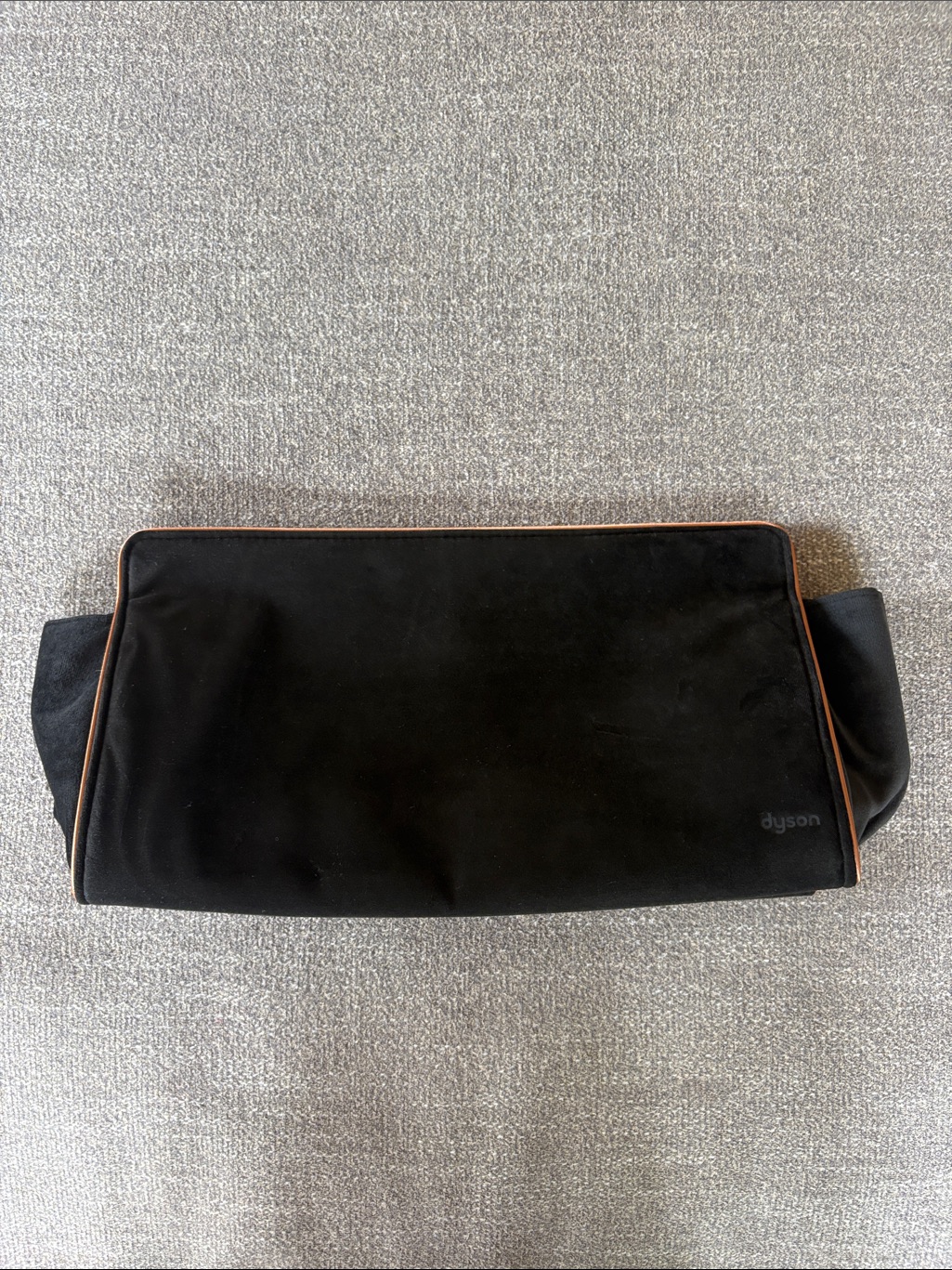 Dyson Black Velvet Storage Bag Magnetic Closure Supersonic Hairdryer Airwrap Ln